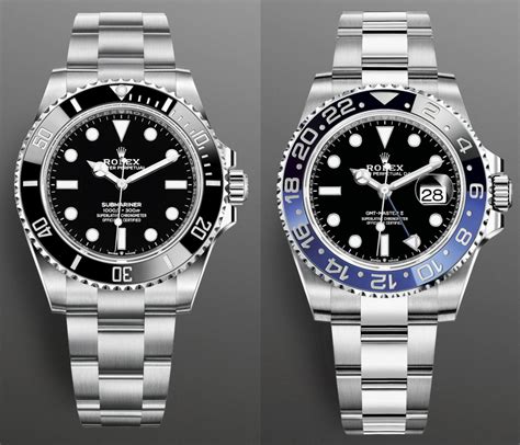 rolex gmt master oder submariner|Rolex batman submariner.